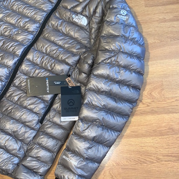 NWT The North Face Summit L3 Down Hoodie Meld Grey XS - Picture 5 of 16